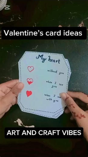 Valentine’s day card ideas 💡 part 2 #shorts