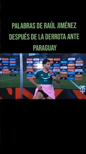 Raul Jimenez responds to the boos. Mexican National Team. 🇲🇽 #sports #mexico #worldcup2026 #viral