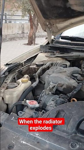 When the radiator explodes