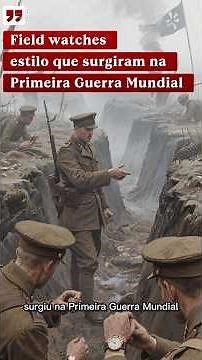 Field clocks originated in the First World War. #clock #field #firstworldwar