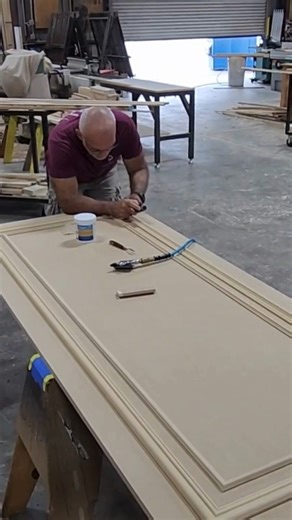 MDF Doors! Not something we usually do, but when a cabinet maker reached out for a little assist, we couldn't resist the challenge. All the mouldings were made on the CNC. | Hardwood Lumber Shop