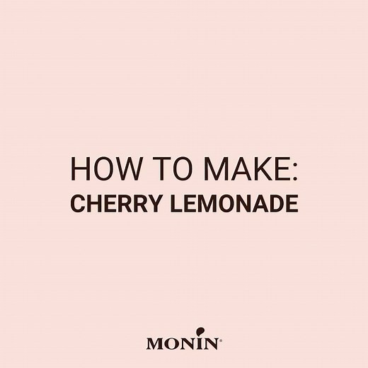 14K views · 4.4K reactions | Who knew it was so easy to make a flavoured lemonade? Simply use a MONIN syrup, such as the Morello Cherry one! The morello cherry is a so-called “acid” cherry. There are many varieties but the Serbian one produces the best ones. Its flavour combines acidity and fruitiness with a burgundy color. Its juice gives freshness to any beverage you want to make with this lovely fruit. | MONIN | Facebook