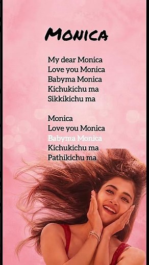 Monica song lyrics | monica #lyrics #monika #hitsong