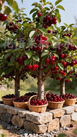 #Cherry saplings#Fruit tree saplings#Agriculture rural areas and farmers#High-quality