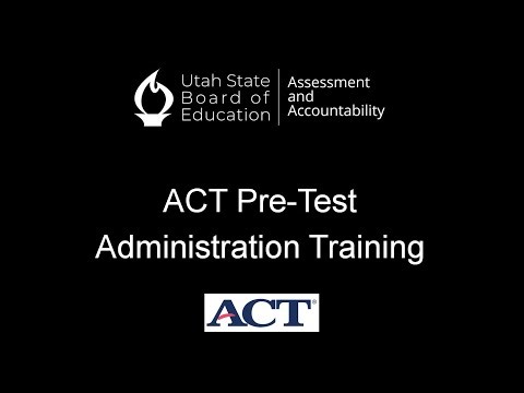 2025-12-11 | ACT Pre-Test Administration Training | USBE