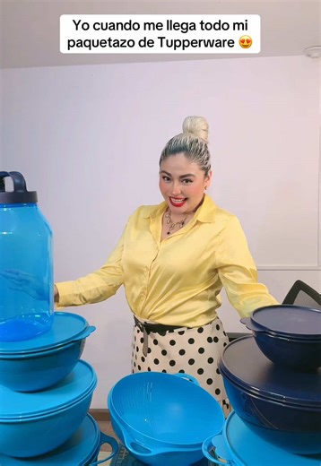Cuando me llega mi paquetazo de Tupperware 😍🥳 | TUPPERTIPS 03 2026 | NIVEL PLUS ❤️🥳✅ #distribuidoracompromiso #tupperwaremexico #cocinaentiktok #tupperware #giovanamarcela