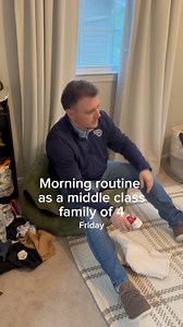 Weekday mornings as a fam of 4. #dad #dads #dadlife #momlife #morningroutine #vlog #minivlog #reels #trending | Jackson and Fam