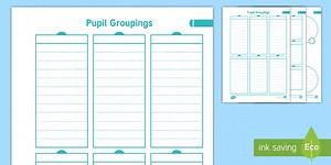 Teacher Planner Pupil Groups Overview