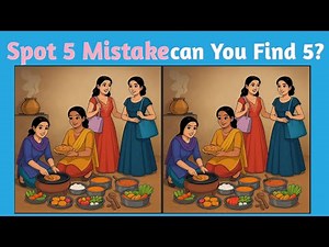 “Find the 5 Differences | Can You Spot All 5? Fun Brain Challenge for Everyone!‪@looknwin‬