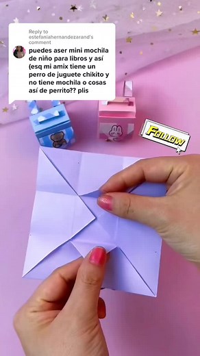 How to Make Mini Paper Backpacks: DIY Origami Tutorial