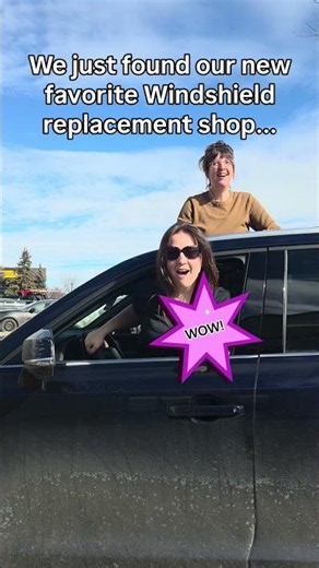 We just found our new favorite windshield replacement shop...