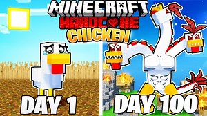 1.3M views · 49K reactions | I Survived 100 DAYS as a CHICKEN in HARDCORE Minecraft! Bronzo Gamer | Bronzo Gamer | Facebook