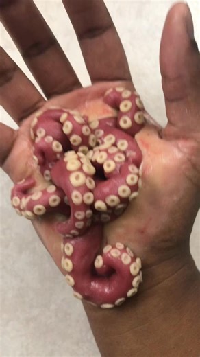 9.4K views · 31 reactions | Tickle Tickle 浪 #octopus #... #illusion #clay #fyp #makeupart #sfx #asmr | Stuart S. Holloway | Facebook