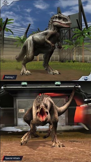 INDOMINUS REX ALL ANIMATION | Jurassic World The Game