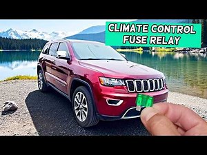 Jeep Grand Cherokee Climate Control Fuse Relay Location Replacement 2011 - 2022