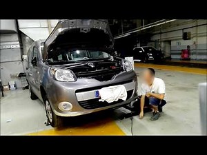 Tuto démontage pare-choc Av Renault Kangoo 2/disassembly front bumper Renault Kangoo 2