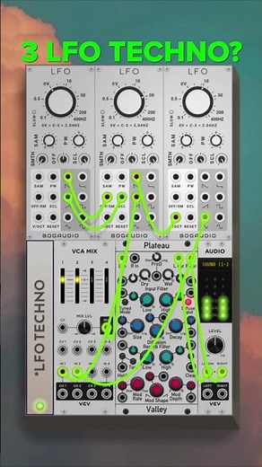 Can 3 LFOs Make a Techno Patch? VCV Rack Challenge