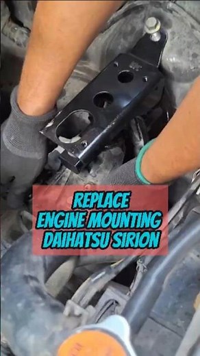 REPLACE ENGINE MOUNTING SIRION #daihatsu #daihatsusirion #enginemounting #mounting #automobile