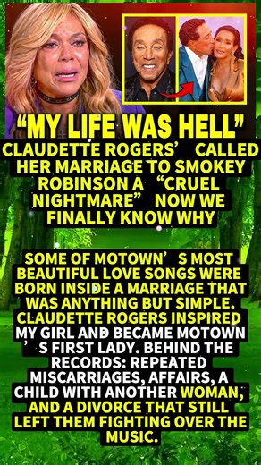 Claudette Rogers’ Called Her Marriage To Smokey Robinson a “Cruel Nightmare” Now We Finally #shorts