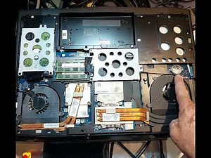 Dell Alienware M17x how to replace RAM, Hardrive and CMOS battery