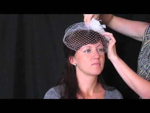 Three ways to wear a birdcage veil/Russian blusher veil from Veil Trends