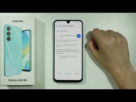 Samsung Galaxy A16 5G: How to Use Voice Access