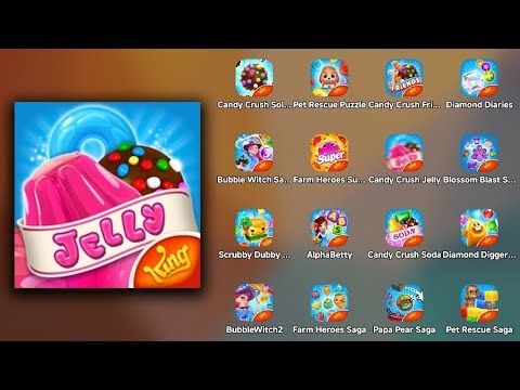 Candy Crush Jelly Saga - New/Latest Update APK, Android Gameplay Review, Walkthrough Part 1