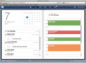 MobileMe Calendar set for iPad-like makeover in new beta