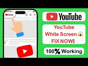 How To Fix YouTube White Screen Problem | YouTube Not Working Issue (2025 Update)