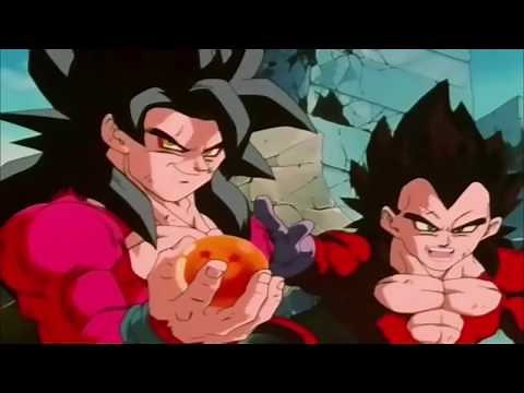 Dragon Ball GT en Español Latino - Son Goku se traga una Dragon Ball (pantalla completa)