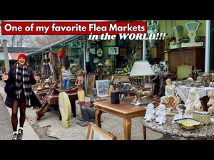HOW Did I Not Know About This PLACE!?! Christmas Markets + Amazing Flea Markets! Shop With Me!