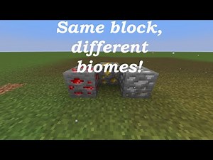 How to Change Block Texture Based On Biome In Java Edition