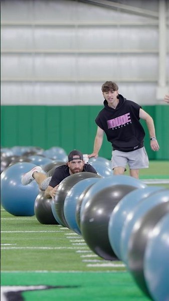 World’s Longest Yoga Ball Crawl