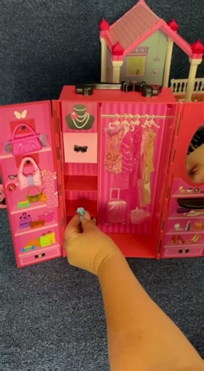 Satisfying With Unboxing Barbie Locker Set Toys, ASMR Video #shorts