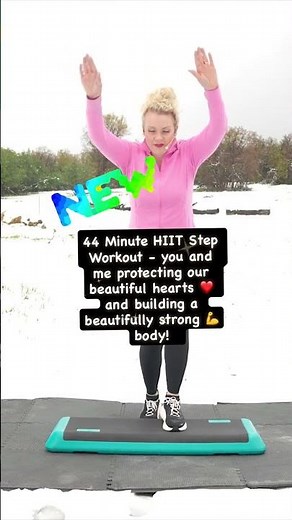 New 44-minute HIIT Step Workout - Protect your Heart with Jenny Ford