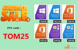 Windows 10 Pro a soli 11,65 euro con CDKoffers