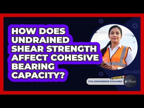How Does Undrained Shear Strength Affect Cohesive Bearing Capacity?