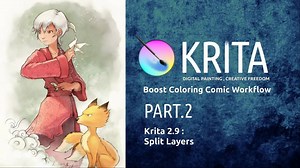 krita中使用gmic滤镜交互式填色-下