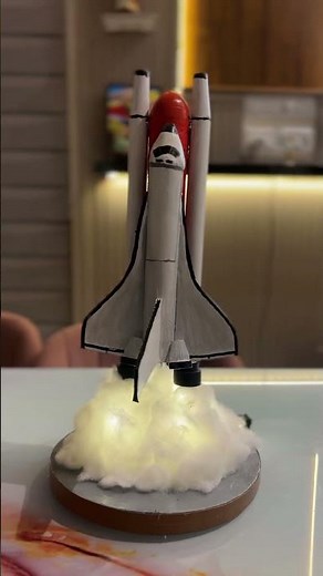 DIY Space Shuttle Rocket Model | School Science Project