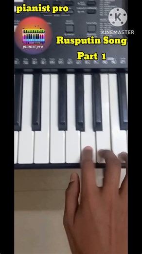 Rusputin Song Part 1 on keyboard 🎹 easy to learn.......😊😊😊🎹🎹🎹👍👍👍 PIANIST PRO.