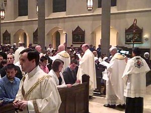 Eucharist Procession Holy Thursday