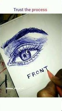 How to draw realistic eyes #shorts #pensketch #howtodraw #eyes #sketch