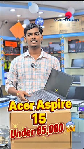 The ONE laptop for EVERYTHING this Dashain! 💻✨ Introducing the new Acer Aspire 15, powered by the beastly AMD Ryzen 7 8000-series processor! ⚙️ For Work & Study: A powerhouse for coding, engineering students, and all your professional tasks with 16GB of DDR5 RAM. 🎮 For Play: Perfect for light gaming and enjoying popular e-sports titles like Valorant & CS:GO with its powerful AMD Radeon Graphics. Get this ultimate all-rounder at a crazy WHOLESALE PRICE! Visit Computer Planet this weekend for th