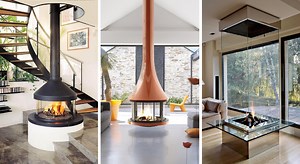 25 cheminée centrale pour un intérieur design et contemporain