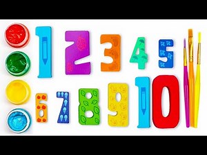 🧮 Learn to Count! Numbers 1–10 || Drawing & Coloring Fun 🖍️💫