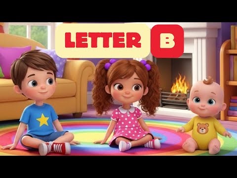 Learn Letter B – Balloons, Bears & Butterflies | Fun ABC Song for Kids and Toddlers