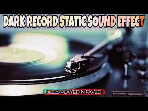 Dark Record Player Static Sound Effect