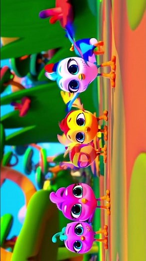 Little Birds – Cute & Funny Short Cartoon for Kids | Viral Animated Video 2025 🐦✨ #kidscartoon