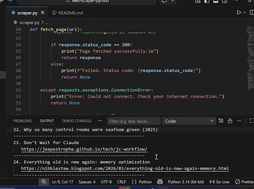 M_ramzan0p: I will build a python web scraper to extract website data to CSV, excel, or json for $10 on fiverr.com