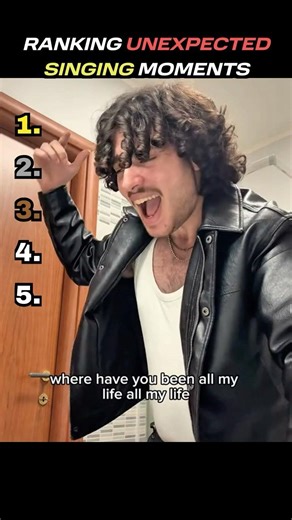 Ranking Unexpected Singing Moments